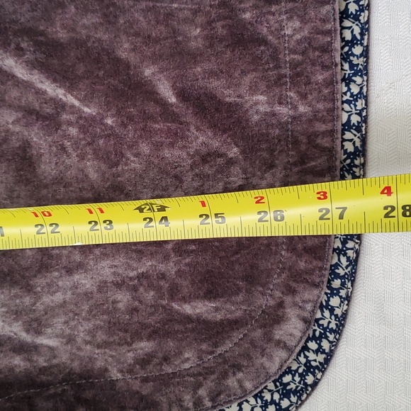 Anthropologie velvet utility button down jacket gray size S - Picture 12 of 17